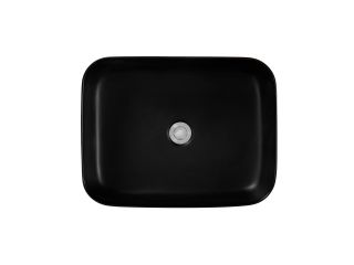 Раковина накладная Aquatek Вега AQ5515-MB 50 см чёрный матовый